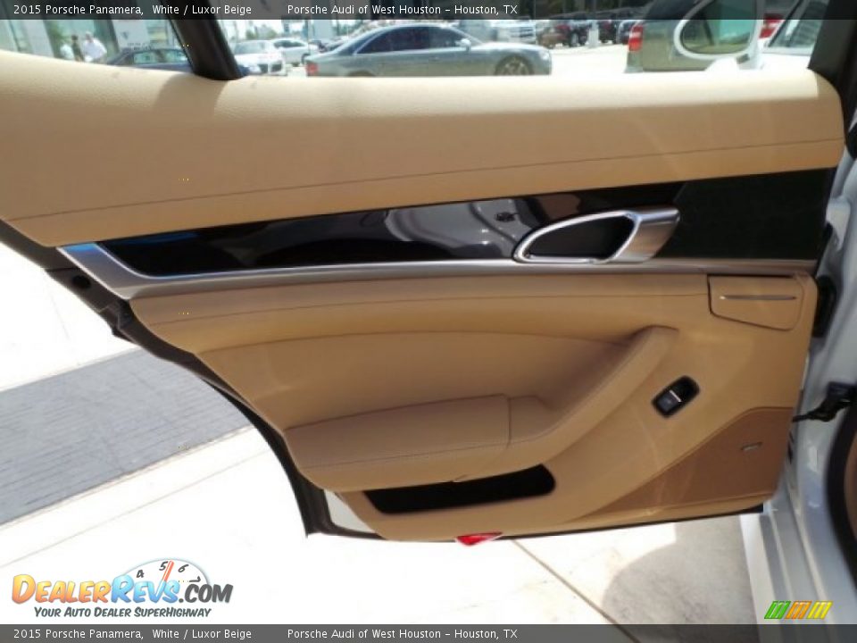 2015 Porsche Panamera White / Luxor Beige Photo #28