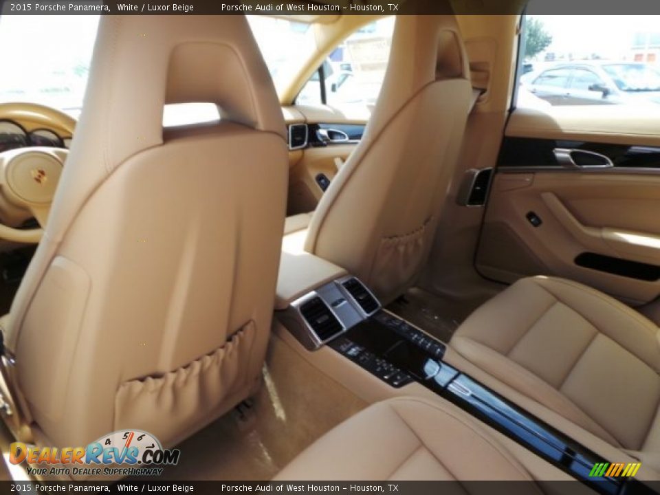 2015 Porsche Panamera White / Luxor Beige Photo #29