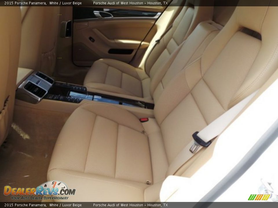2015 Porsche Panamera White / Luxor Beige Photo #30