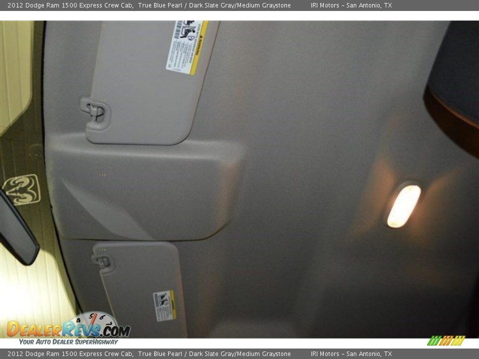 2012 Dodge Ram 1500 Express Crew Cab True Blue Pearl / Dark Slate Gray/Medium Graystone Photo #16