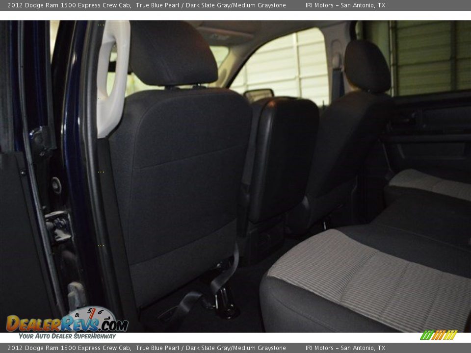 2012 Dodge Ram 1500 Express Crew Cab True Blue Pearl / Dark Slate Gray/Medium Graystone Photo #25