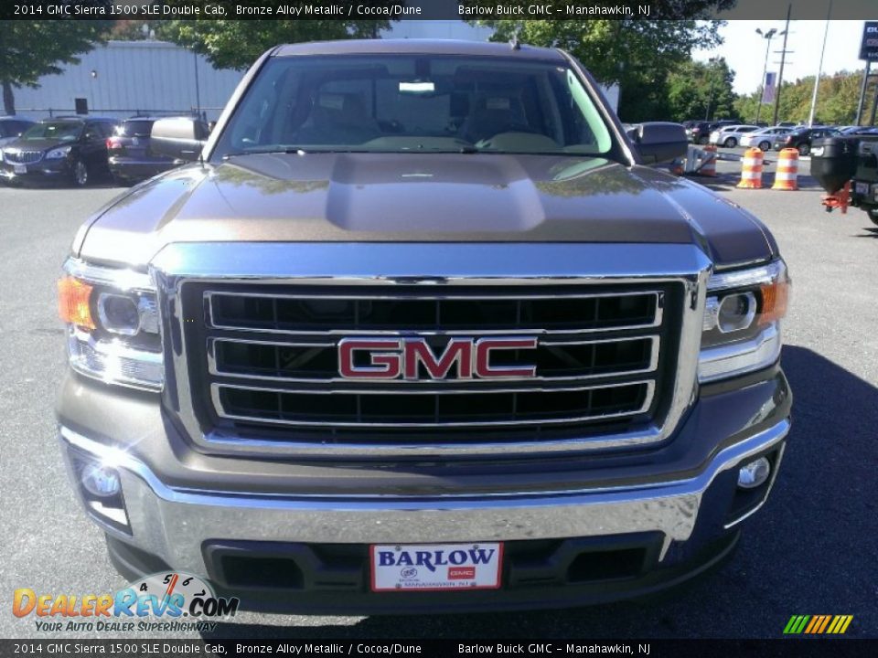 2014 GMC Sierra 1500 SLE Double Cab Bronze Alloy Metallic / Cocoa/Dune Photo #2