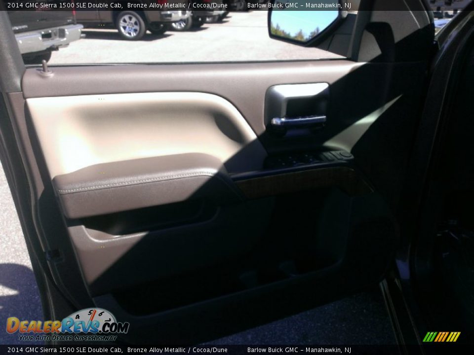 2014 GMC Sierra 1500 SLE Double Cab Bronze Alloy Metallic / Cocoa/Dune Photo #7