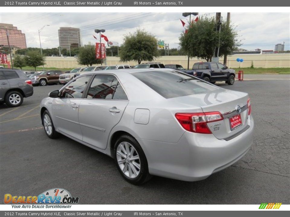 2012 Toyota Camry Hybrid XLE Classic Silver Metallic / Light Gray Photo #5