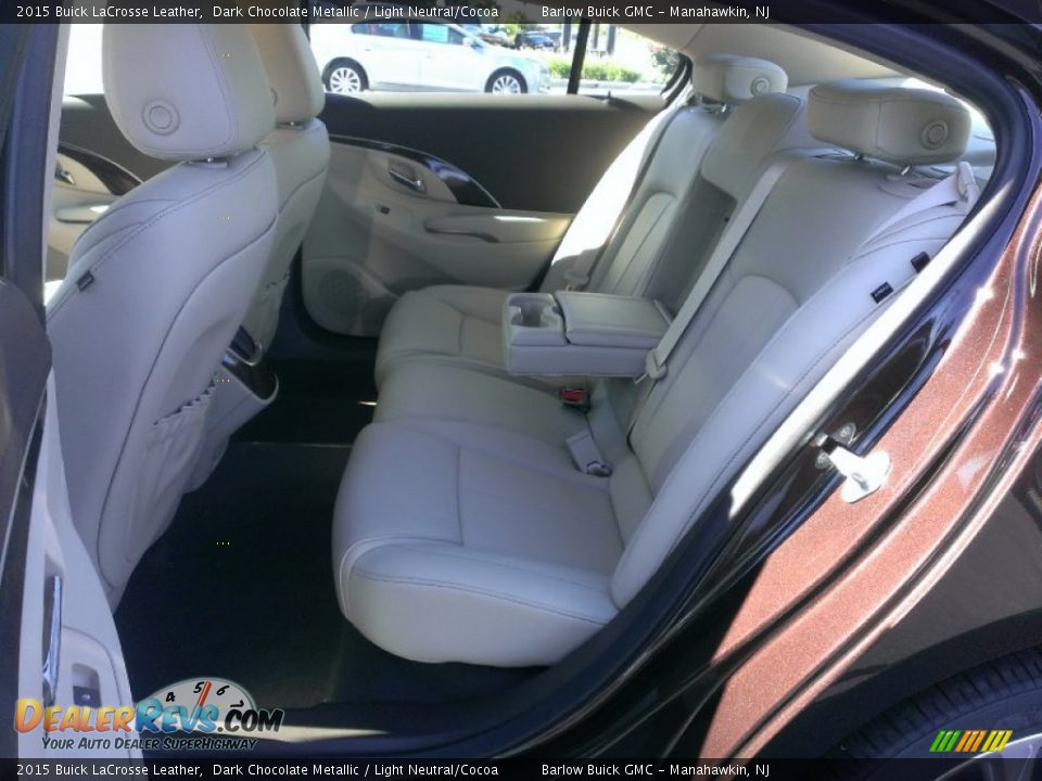Rear Seat of 2015 Buick LaCrosse Leather Photo #6