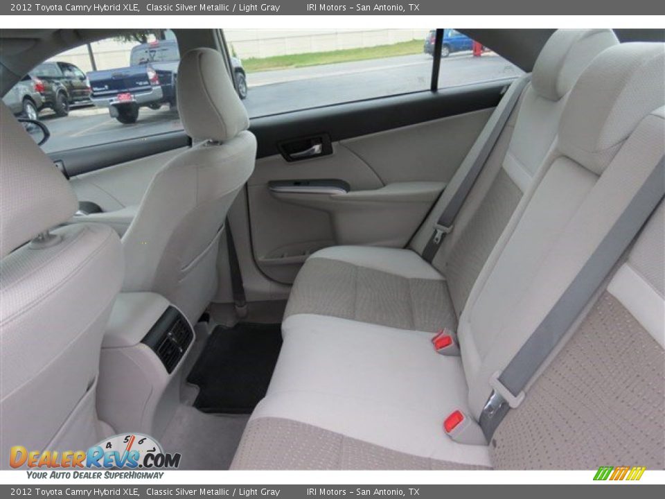 2012 Toyota Camry Hybrid XLE Classic Silver Metallic / Light Gray Photo #12