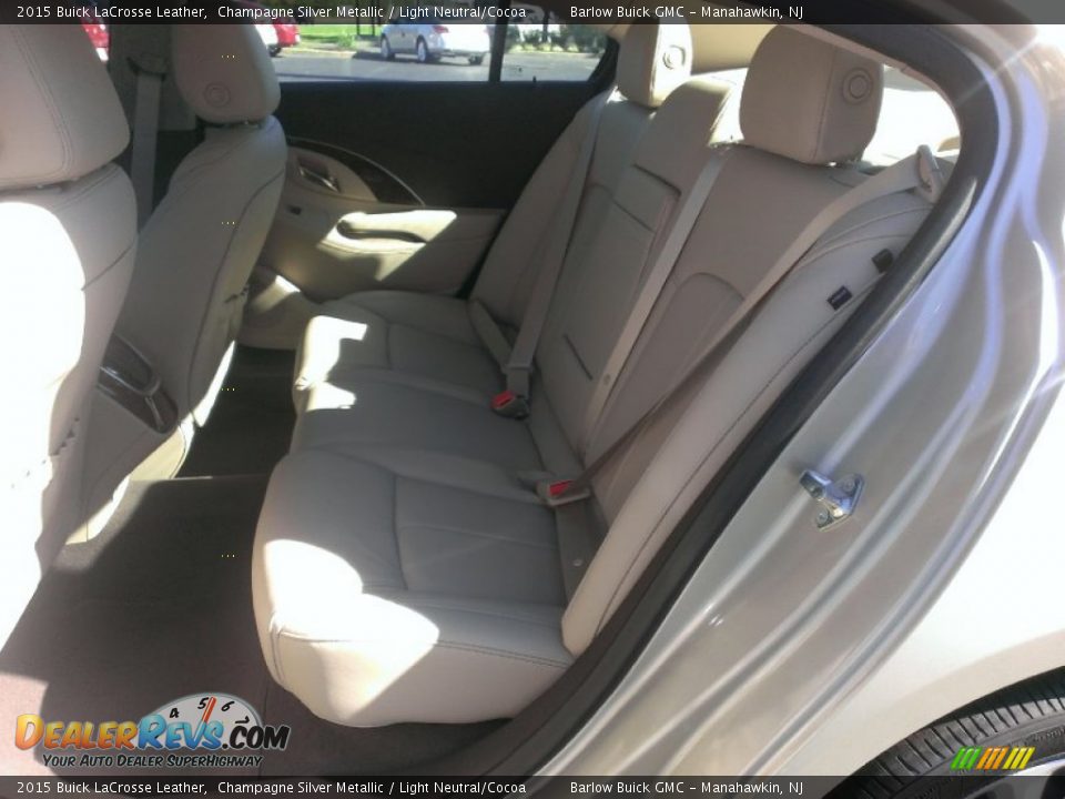 2015 Buick LaCrosse Leather Champagne Silver Metallic / Light Neutral/Cocoa Photo #6