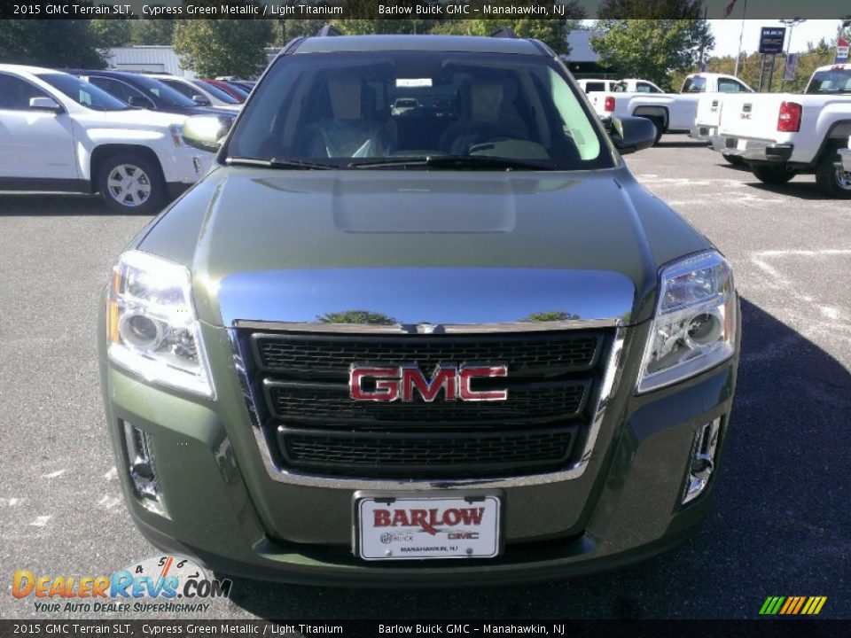 2015 GMC Terrain SLT Cypress Green Metallic / Light Titanium Photo #2