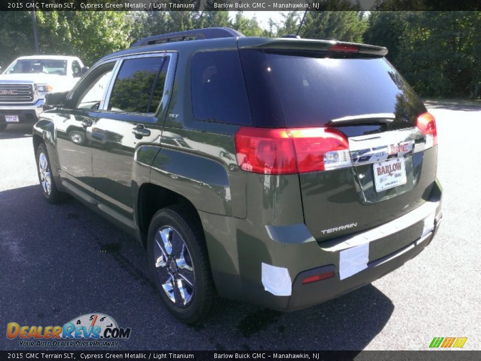 2015 GMC Terrain SLT Cypress Green Metallic / Light Titanium Photo #4