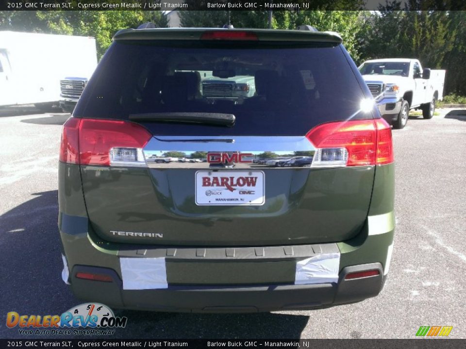 2015 GMC Terrain SLT Cypress Green Metallic / Light Titanium Photo #5
