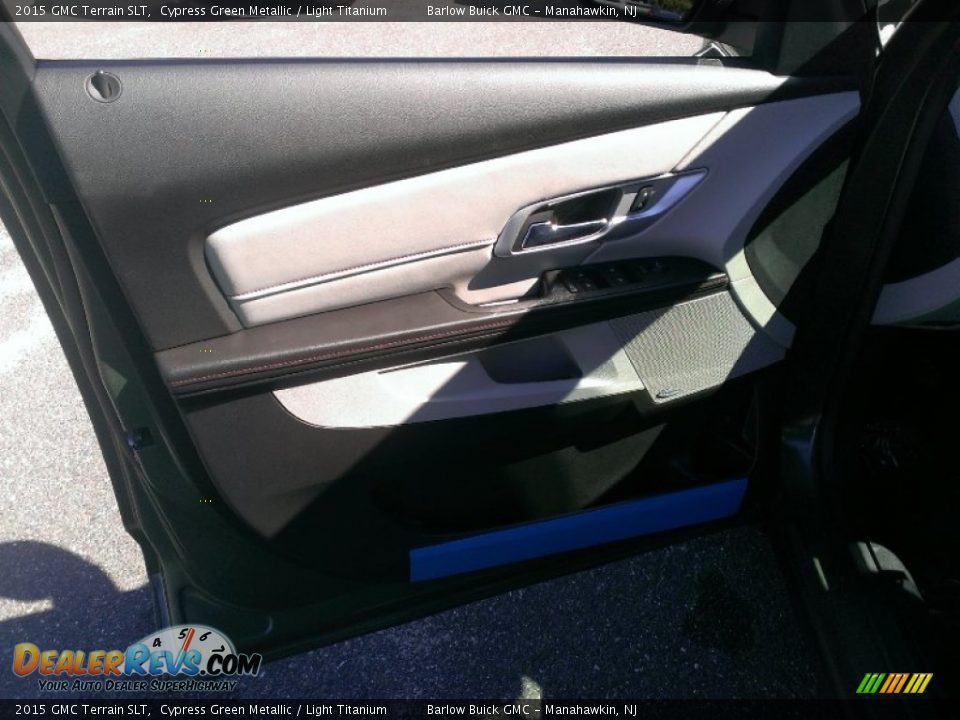 2015 GMC Terrain SLT Cypress Green Metallic / Light Titanium Photo #7
