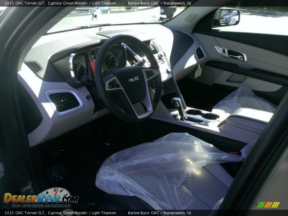 2015 GMC Terrain SLT Cypress Green Metallic / Light Titanium Photo #8