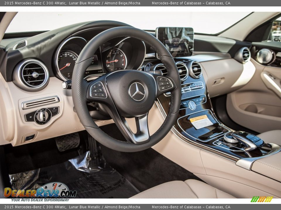 Almond Beige/Mocha Interior - 2015 Mercedes-Benz C 300 4Matic Photo #5