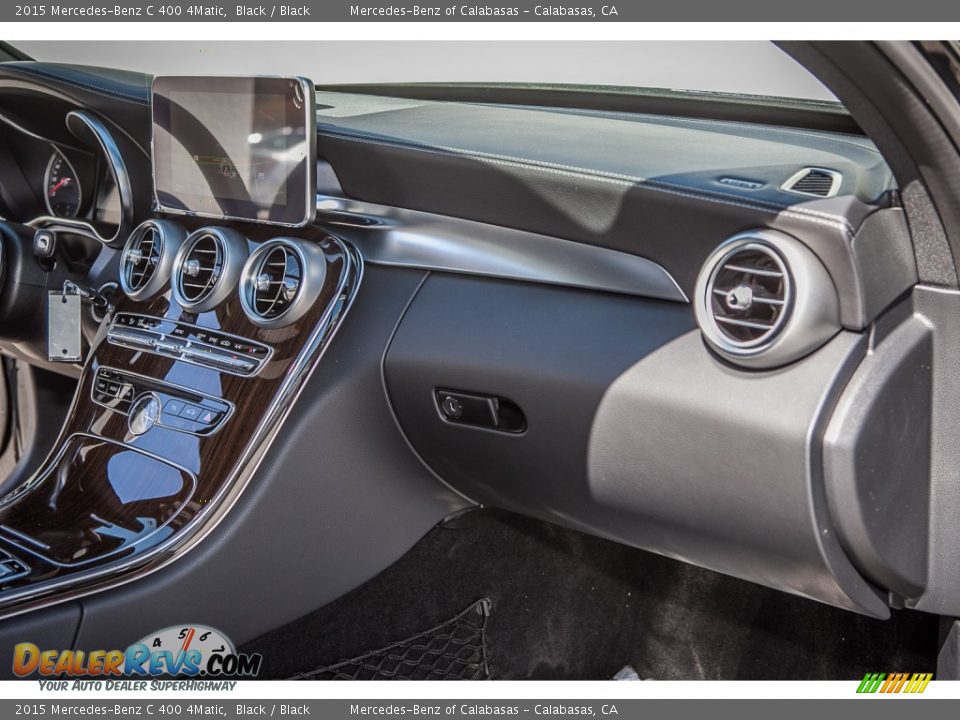 2015 Mercedes-Benz C 400 4Matic Black / Black Photo #8