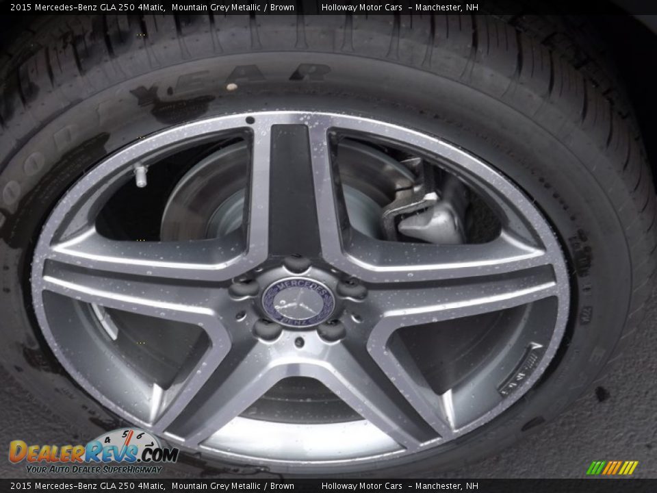 2015 Mercedes-Benz GLA 250 4Matic Mountain Grey Metallic / Brown Photo #5