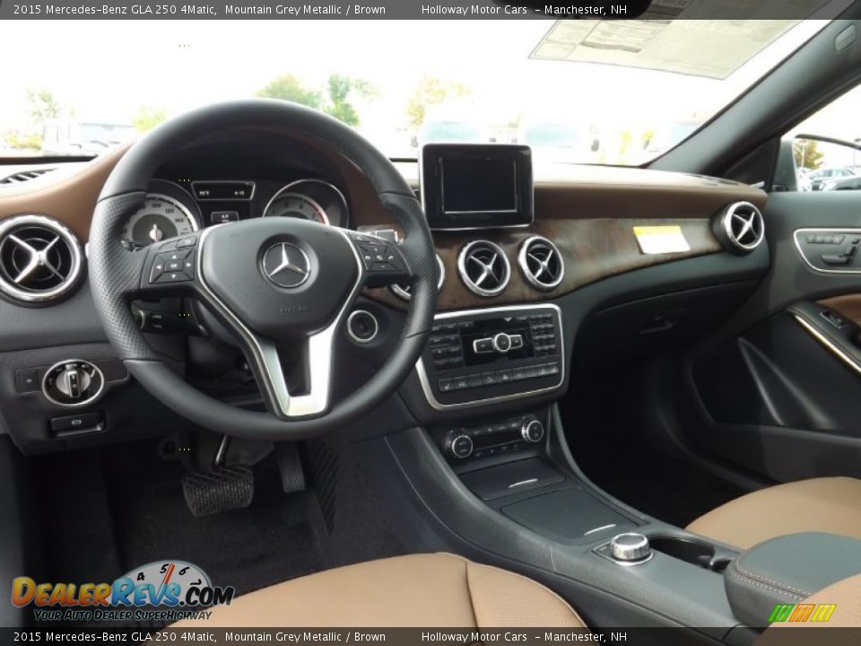 Brown Interior - 2015 Mercedes-Benz GLA 250 4Matic Photo #10