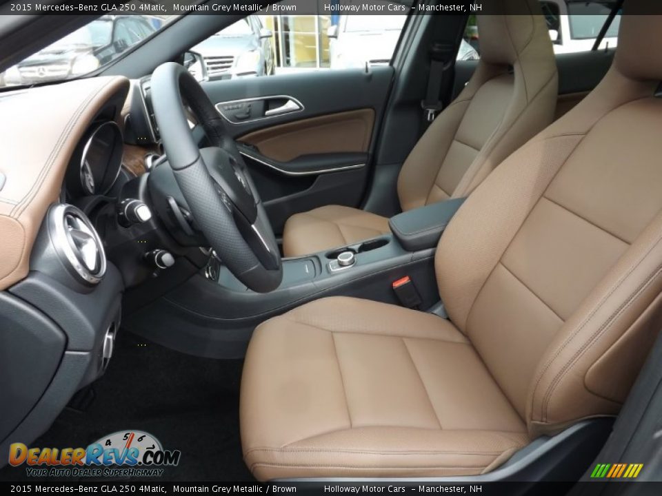 Brown Interior - 2015 Mercedes-Benz GLA 250 4Matic Photo #12