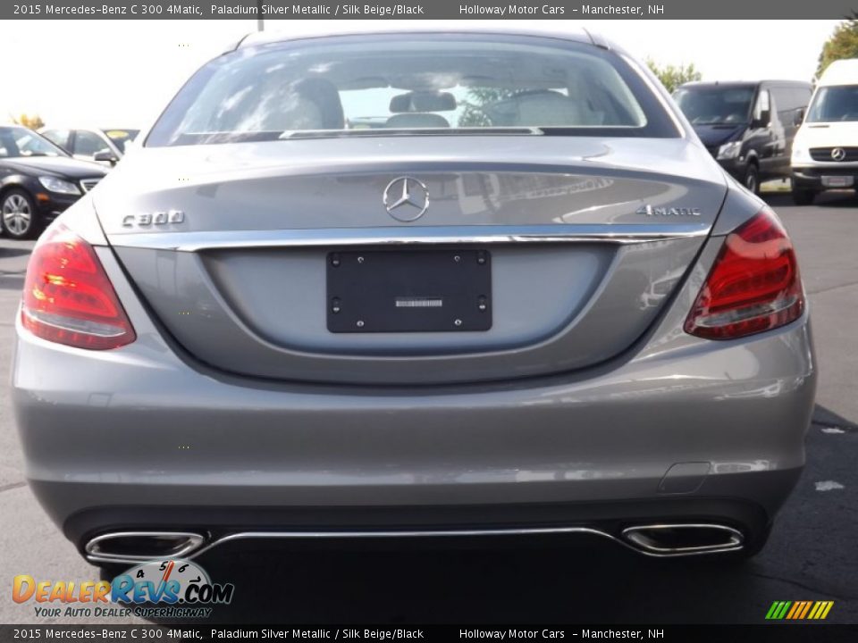 Paladium Silver Metallic 2015 Mercedes-Benz C 300 4Matic Photo #4
