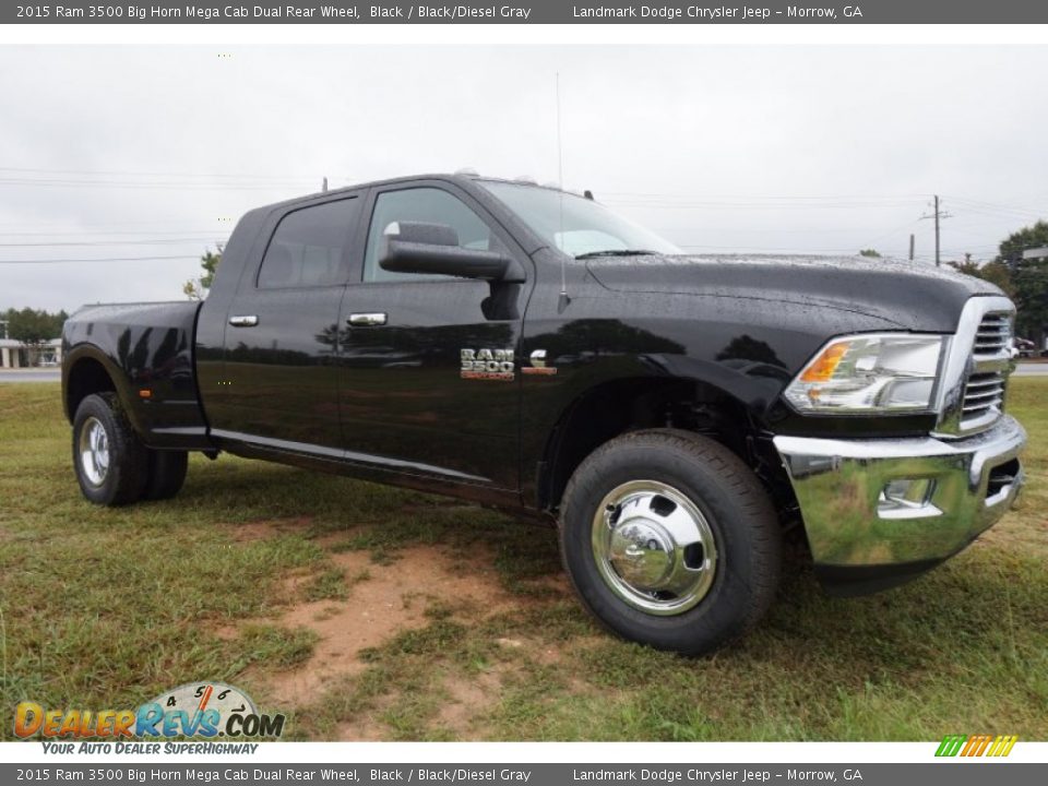 Front 3/4 View of 2015 Ram 3500 Big Horn Mega Cab Dual Rear Wheel Photo #4