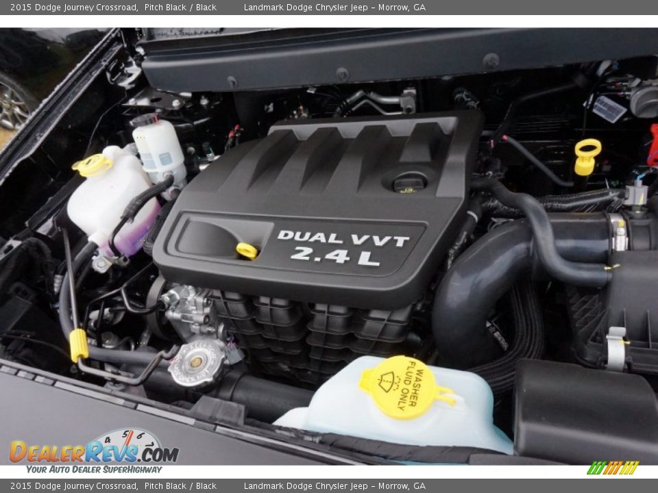 2015 Dodge Journey Crossroad Pitch Black / Black Photo #8