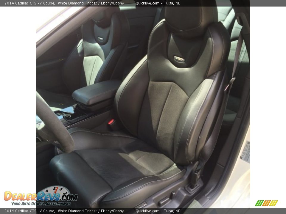 Front Seat of 2014 Cadillac CTS -V Coupe Photo #11