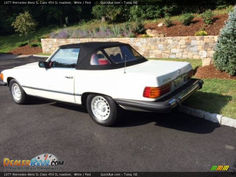 1977 Mercedes-Benz SL Class 450 SL roadster White / Red Photo #2