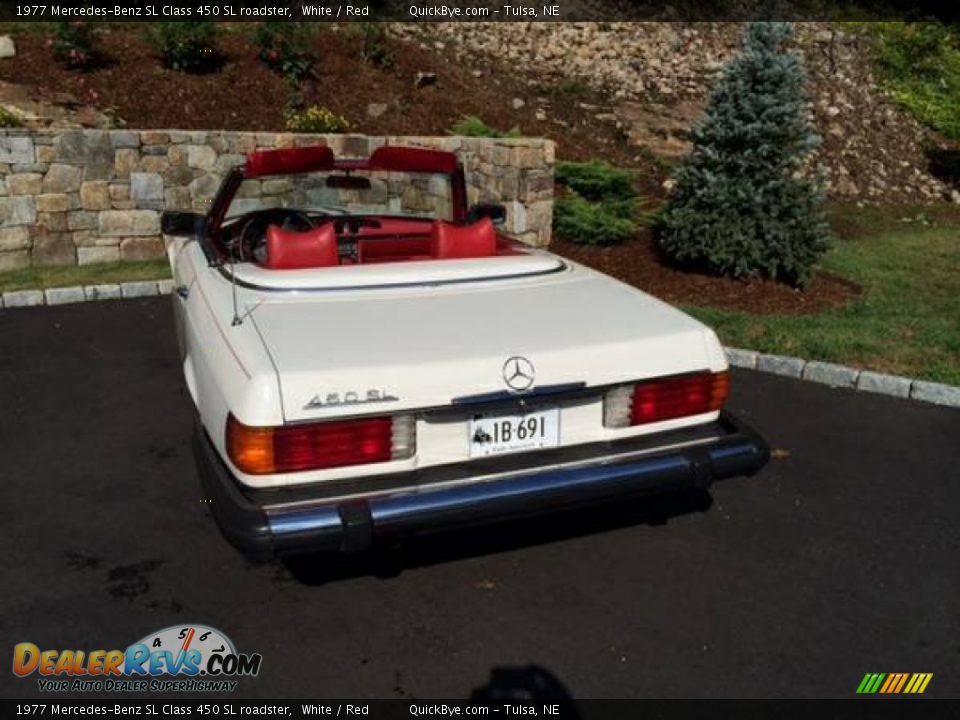 1977 Mercedes-Benz SL Class 450 SL roadster White / Red Photo #4
