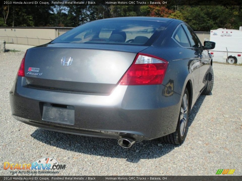 2010 Honda Accord EX Coupe Polished Metal Metallic / Black Photo #21