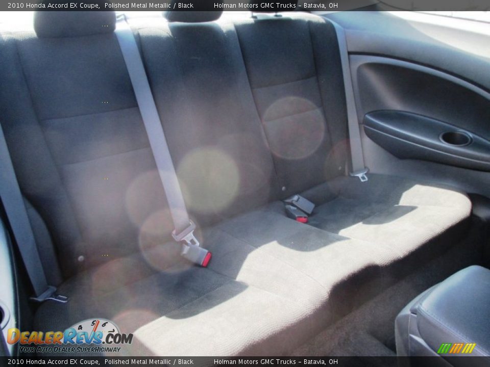 2010 Honda Accord EX Coupe Polished Metal Metallic / Black Photo #23