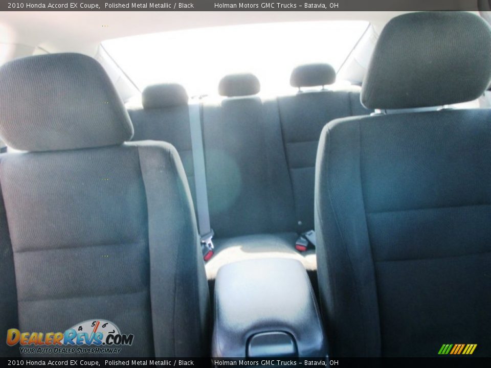 2010 Honda Accord EX Coupe Polished Metal Metallic / Black Photo #24