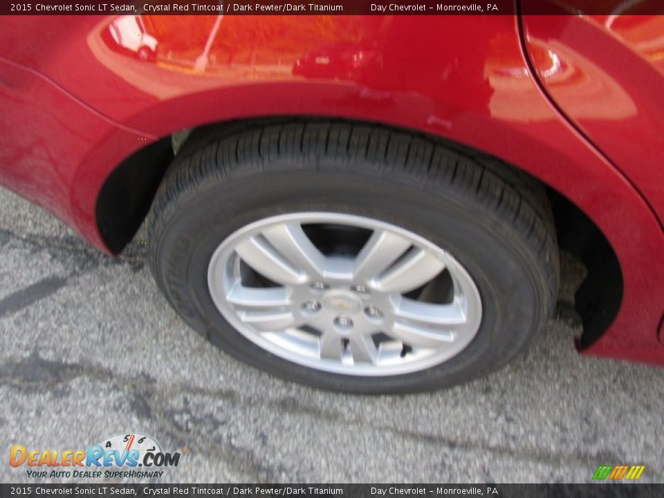 2015 Chevrolet Sonic LT Sedan Crystal Red Tintcoat / Dark Pewter/Dark Titanium Photo #3