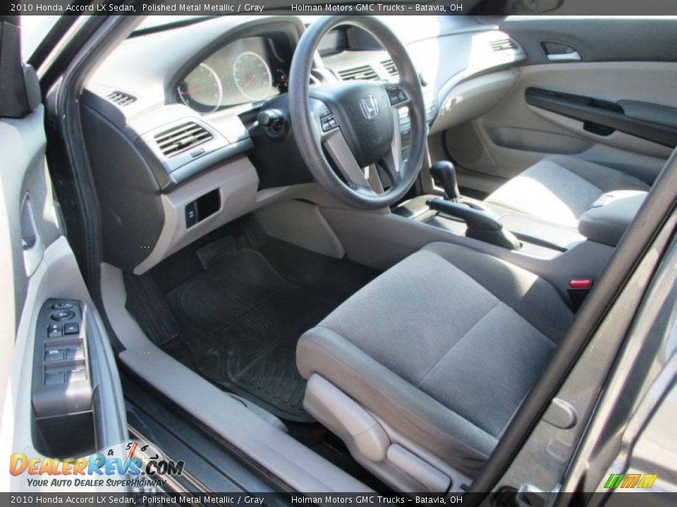 2010 Honda Accord LX Sedan Polished Metal Metallic / Gray Photo #5
