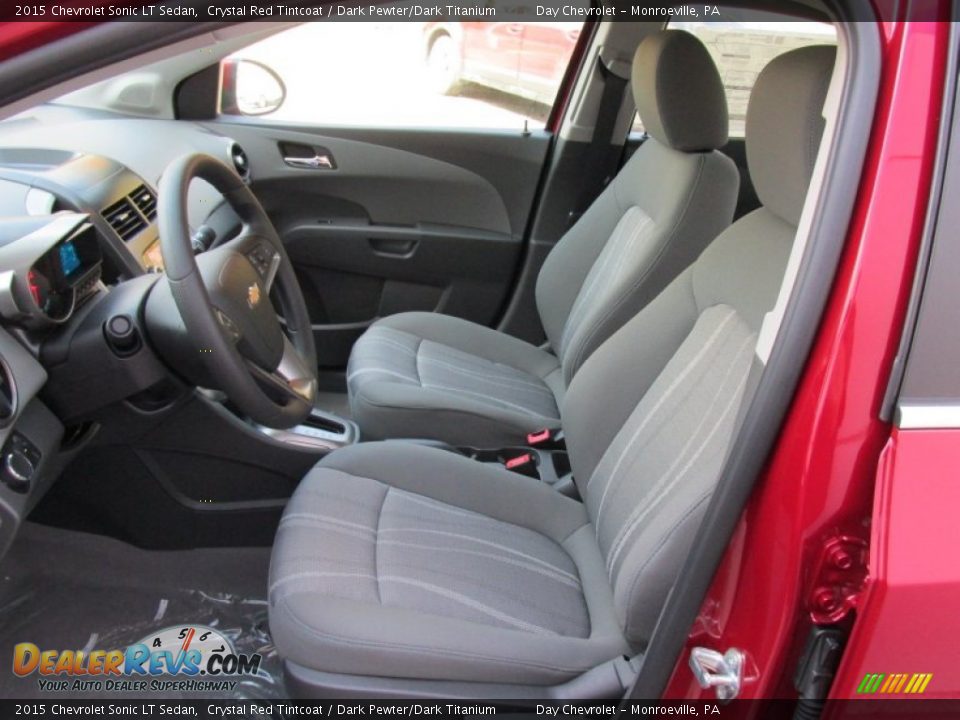 2015 Chevrolet Sonic LT Sedan Crystal Red Tintcoat / Dark Pewter/Dark Titanium Photo #11