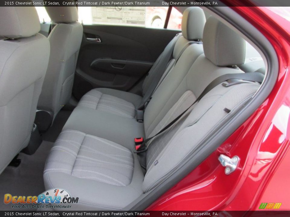 2015 Chevrolet Sonic LT Sedan Crystal Red Tintcoat / Dark Pewter/Dark Titanium Photo #12