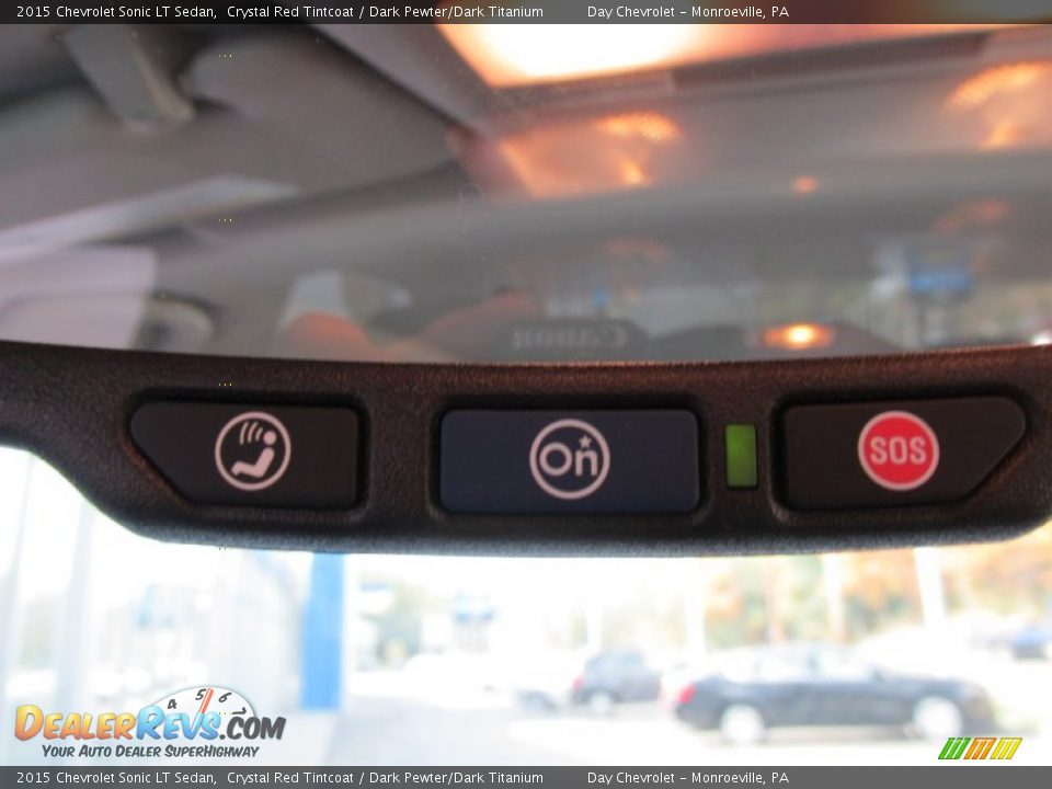 2015 Chevrolet Sonic LT Sedan Crystal Red Tintcoat / Dark Pewter/Dark Titanium Photo #16
