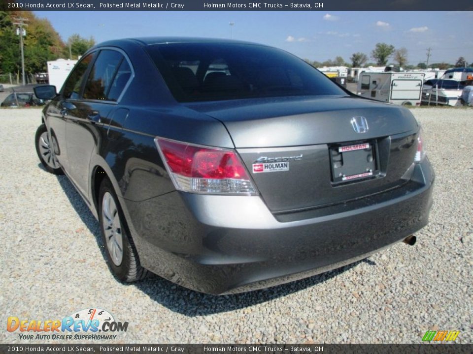 2010 Honda Accord LX Sedan Polished Metal Metallic / Gray Photo #18