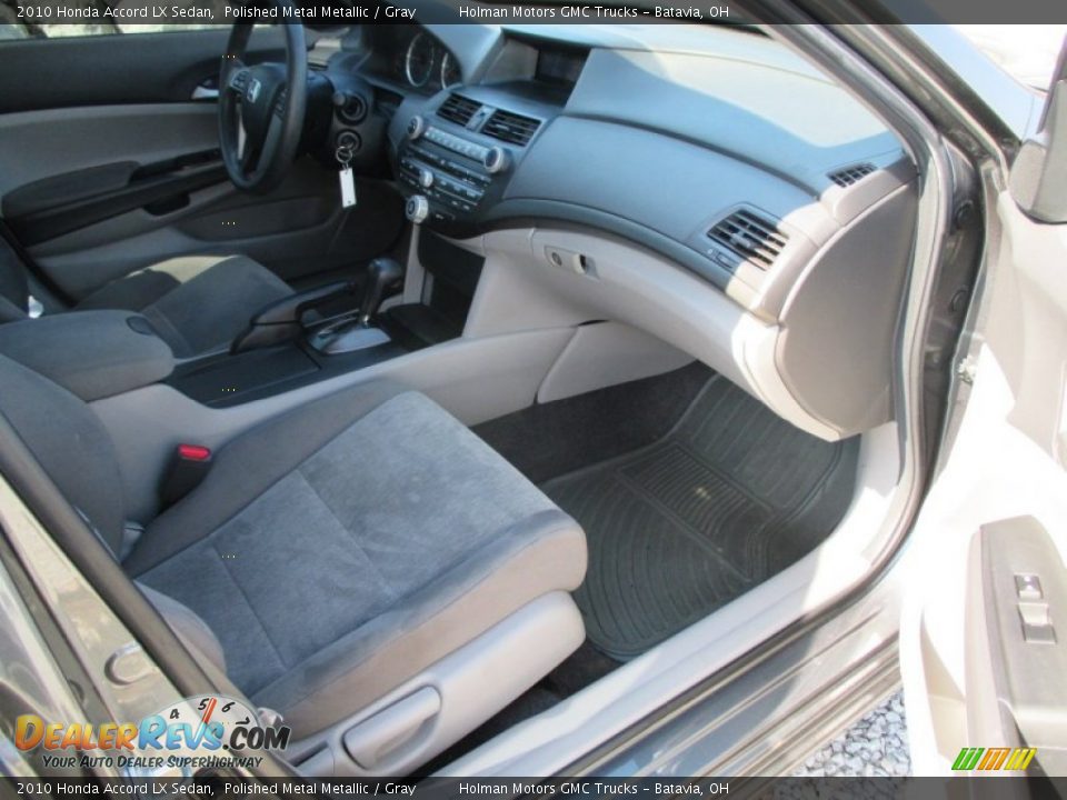 2010 Honda Accord LX Sedan Polished Metal Metallic / Gray Photo #21