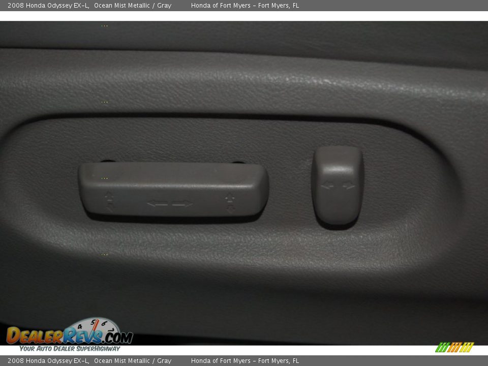 2008 Honda Odyssey EX-L Ocean Mist Metallic / Gray Photo #15
