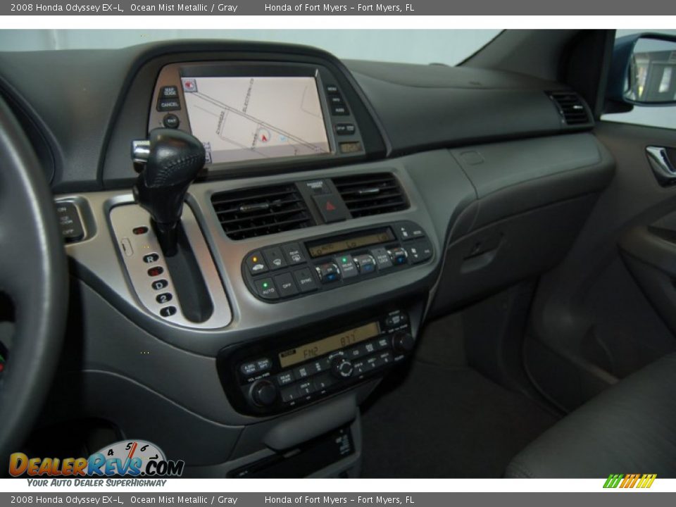 2008 Honda Odyssey EX-L Ocean Mist Metallic / Gray Photo #16