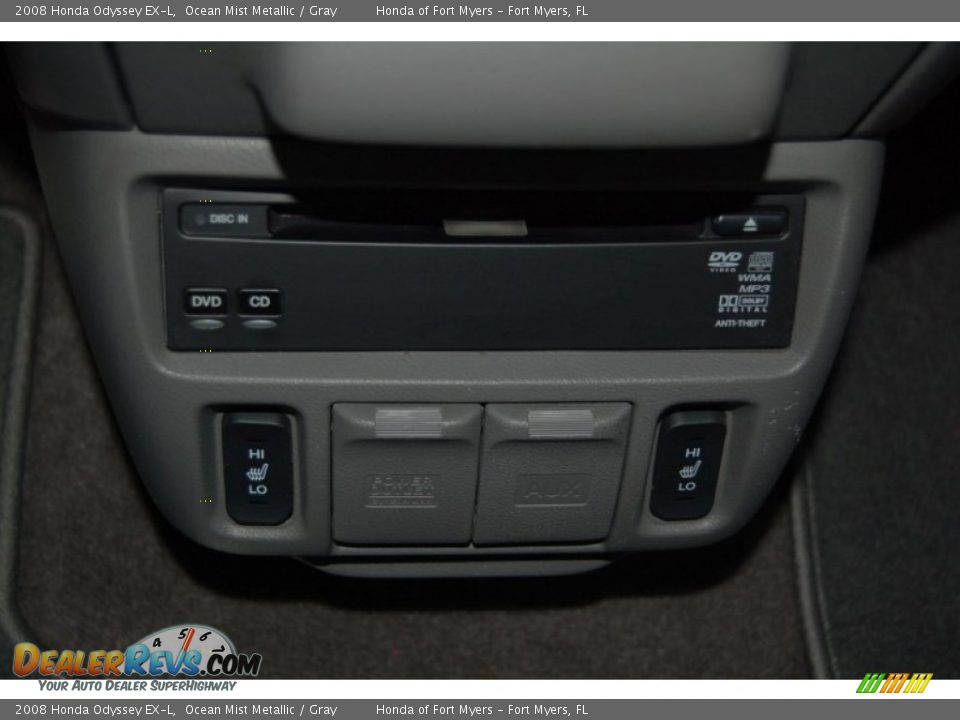 2008 Honda Odyssey EX-L Ocean Mist Metallic / Gray Photo #18