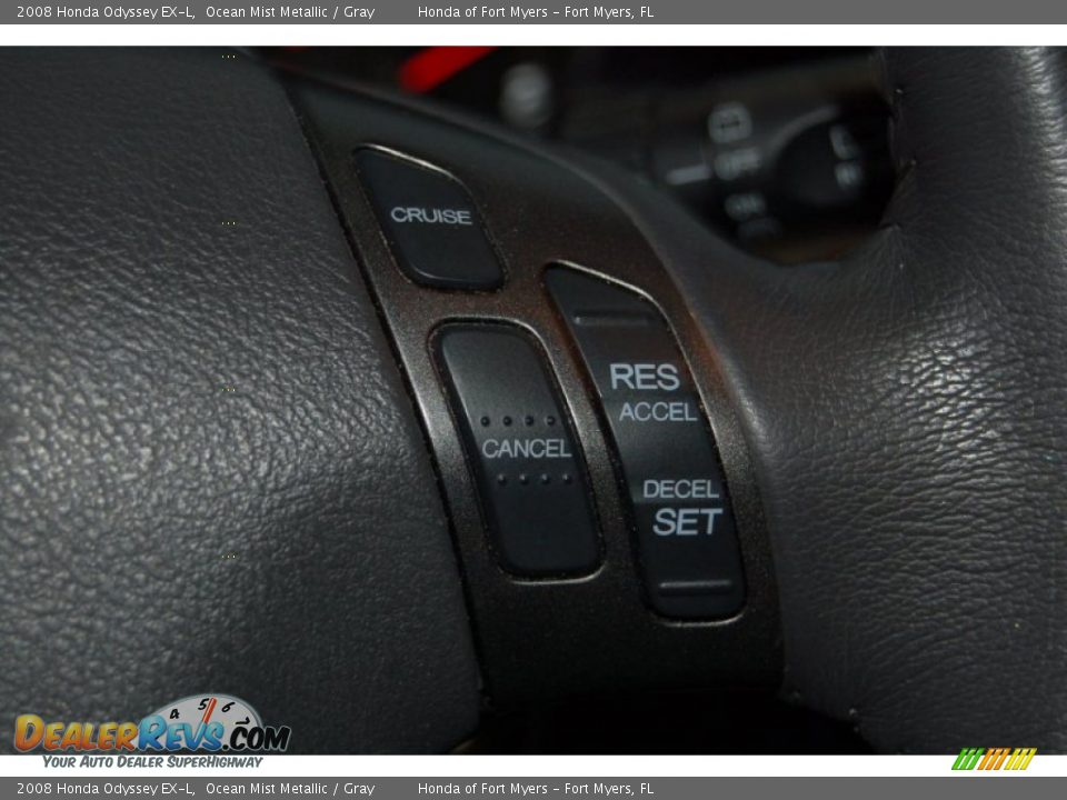 2008 Honda Odyssey EX-L Ocean Mist Metallic / Gray Photo #24