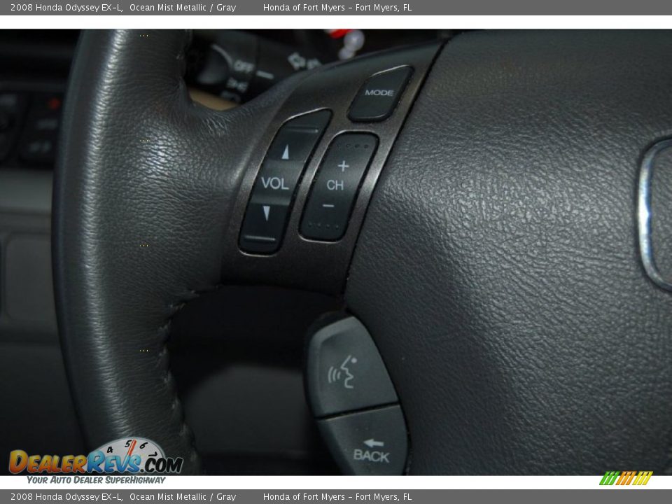 2008 Honda Odyssey EX-L Ocean Mist Metallic / Gray Photo #25