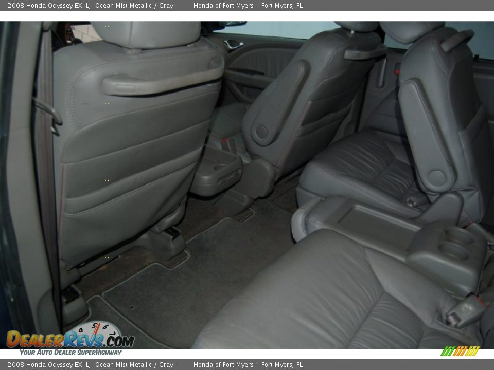 2008 Honda Odyssey EX-L Ocean Mist Metallic / Gray Photo #26