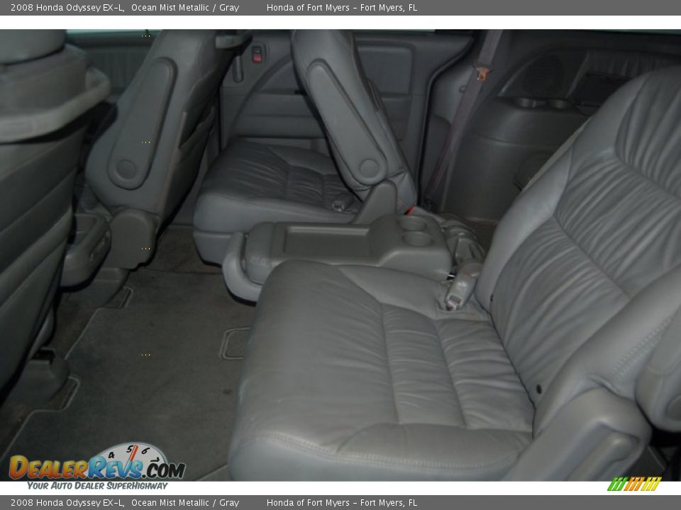 2008 Honda Odyssey EX-L Ocean Mist Metallic / Gray Photo #27