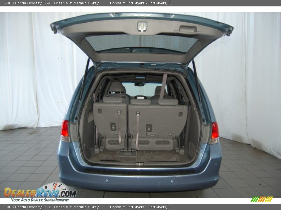 2008 Honda Odyssey EX-L Ocean Mist Metallic / Gray Photo #31