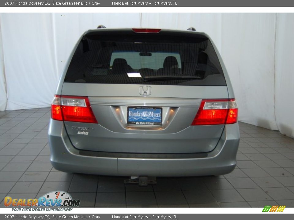2007 Honda Odyssey EX Slate Green Metallic / Gray Photo #7