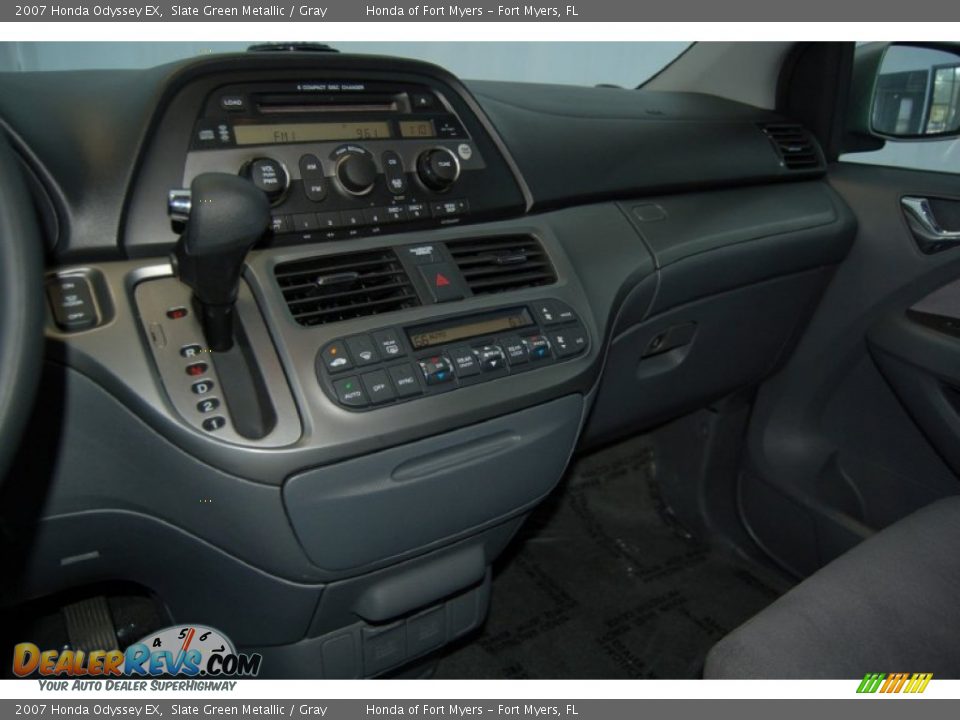 2007 Honda Odyssey EX Slate Green Metallic / Gray Photo #16