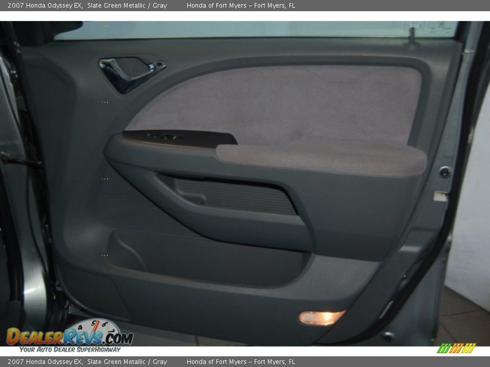 2007 Honda Odyssey EX Slate Green Metallic / Gray Photo #28