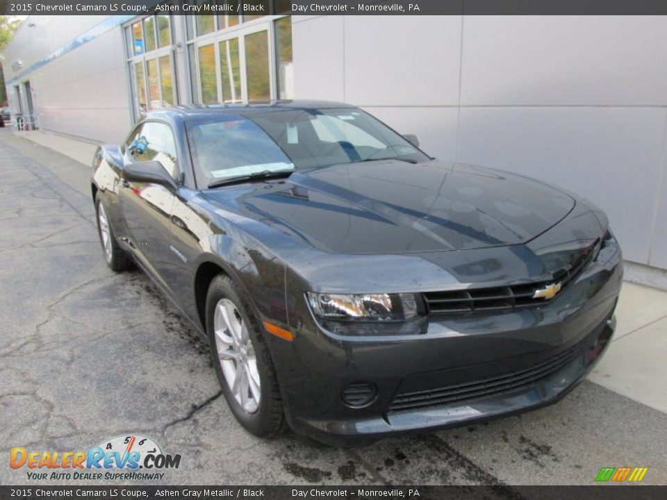 Front 3/4 View of 2015 Chevrolet Camaro LS Coupe Photo #9