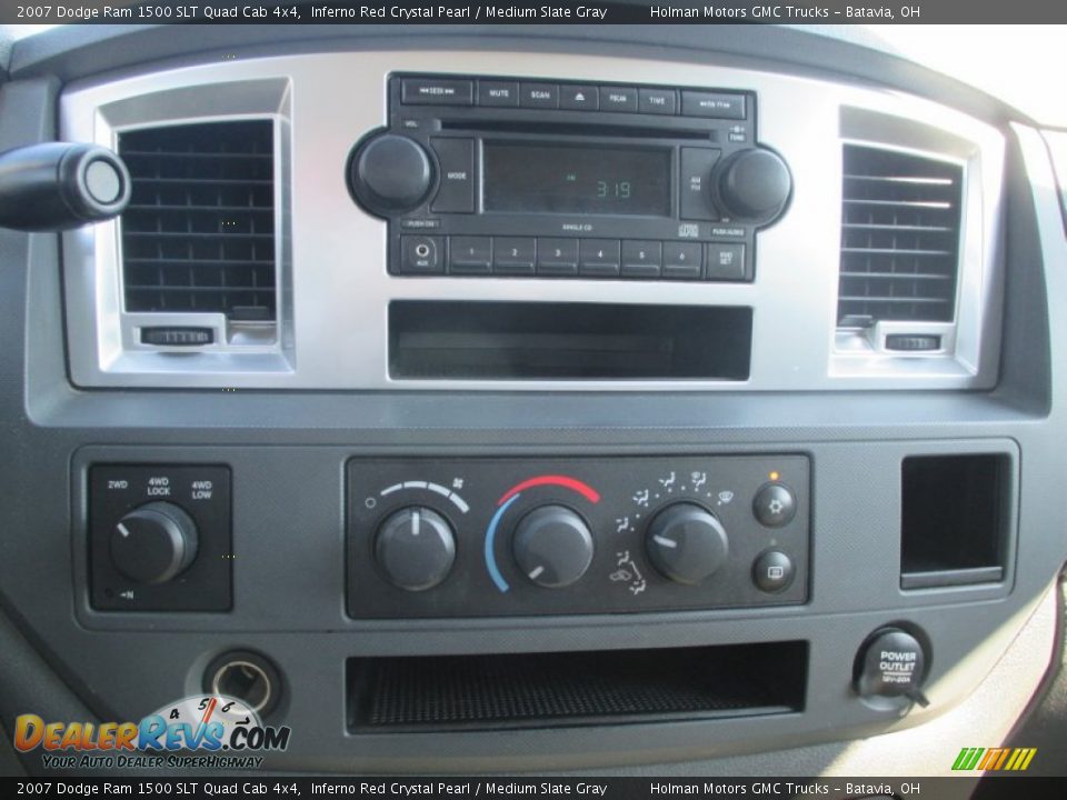 2007 Dodge Ram 1500 SLT Quad Cab 4x4 Inferno Red Crystal Pearl / Medium Slate Gray Photo #8